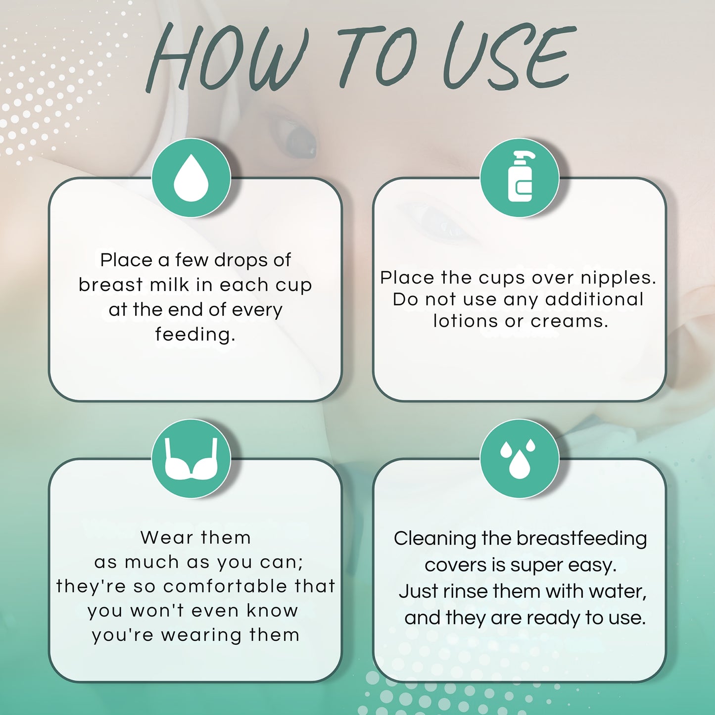 Silver Nursing Cups - Reusable 925 Silver Nursing Covers for Sore Nipples, Postpartum Mom Breastfeeding Essentials, Soothes & Protects